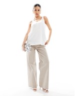 dressy vest in white